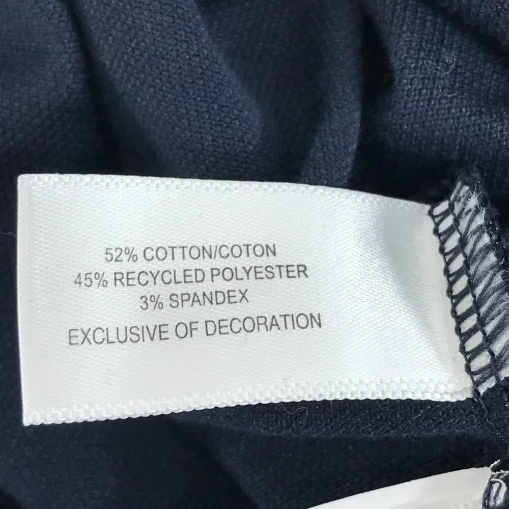 Cutter & Buck Long Sleeve Polo Shirt Men's Large Tall Navy Blue Performance Golf - Picture 9 of 10